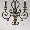 Lampadario Classico Marquette Acciaio Bronzo Heirloom 3 Luci E14 QZ-MARQUETTE3