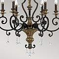 Lampadario Classico Marquette In Acciaio Bronzo Heirloom 6 Luci E14 QZ-MARQUETTE6-A