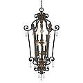 Lampadario Classico Marquette Acciaio Bronzo Heirloom 6 Luci E14 QZ-MARQUETTE6-B