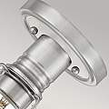 Plafoniera Industrial Nordica Mixon Acciaio Nichel Spazzolato 1 Luce E27 QZ-MIXON-SF-BN