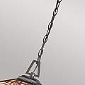 Lampadario Tiffany Stephen Metallo Bronzo Vintage 3 Luci E27 QZ-STEPHEN-3P