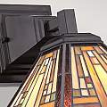 Appliques - Lampade Da Parete Tiffany Stephen Metallo Bronzo Vintage 1 Luce E27 QZ-STEPHEN1