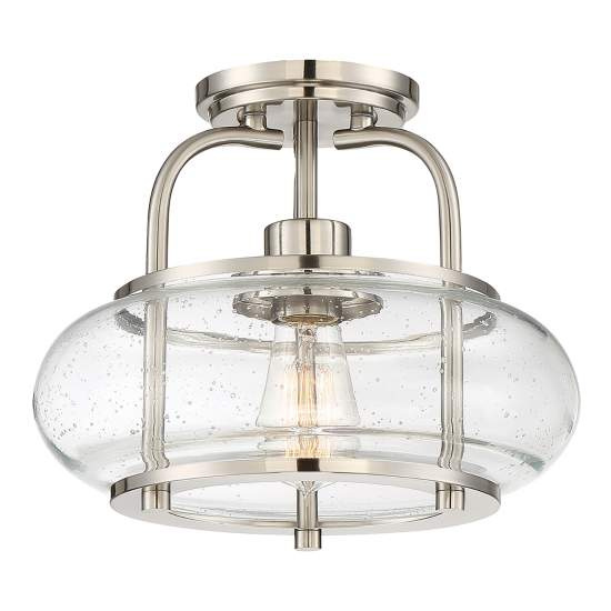Sospensione Industrial Nordica Trilogy Metallo Nichel Spazzolato 1 Luce E27 QZ-TRILOGY-SFS-BN