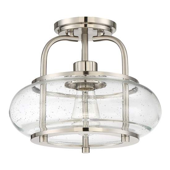 Sospensione Industrial Nordica Trilogy Metallo Nichel Spazzolato 1 Luce E27 QZ-TRILOGY-SFS-BN