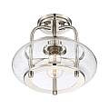 Sospensione Industrial Nordica Trilogy Metallo Nichel Spazzolato 1 Luce E27 QZ-TRILOGY-SFS-BN
