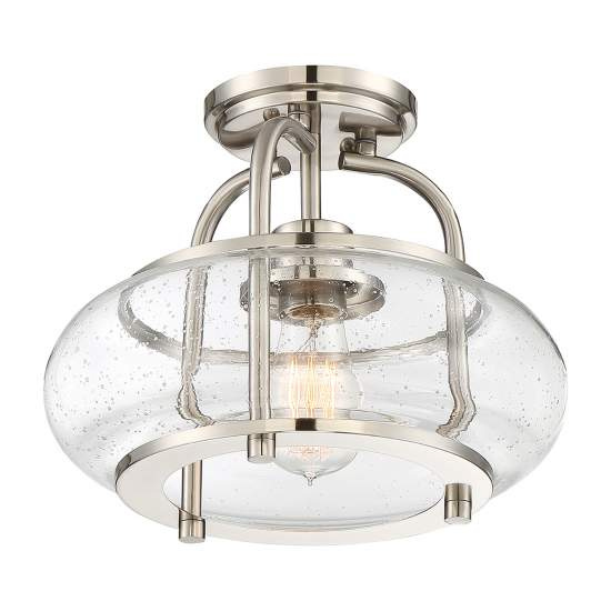 Sospensione Industrial Nordica Trilogy Metallo Nichel Spazzolato 1 Luce E27 QZ-TRILOGY-SFS-BN