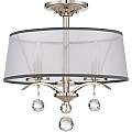 Lampadario Contemporaneo Whitney Metallo Argento Imperiale 3 Luci E14 QZ-WHITNEY-SF