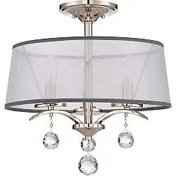 Lampada a Soffitto 4 Luci Rama In Acciaio Nero A Bracci E Sfere In Vetro Opalino