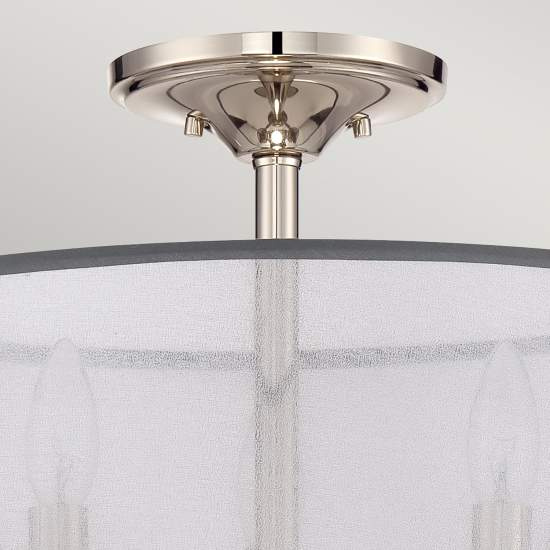Lampadario Contemporaneo Whitney Metallo Argento Imperiale 3 Luci E14 QZ-WHITNEY-SF