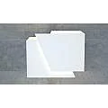 Applique Moderna 1 Luce Frost A Forma Geometrica In Acciaio Bianco 940/1