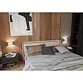 Applique Moderna 1 Luce Frost A Forma Geometrica In Acciaio Bianco 940/1