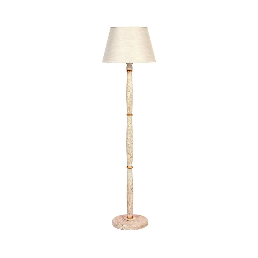 Qazqa Lampada Da Terra Parte Con Paralume In Velluto Blu - Regolabile In Altezza (103-143 Cm) - Stile Classico - Attacco E27