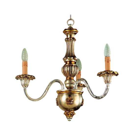 Lampadario In Legno Classico Argento Mecca 2 Luci Airone | Lampadari e Sospensioni | Luce Art Shop Lampadario In Legno Classico Argento Mecca 2 Luci Airone | LuceArt