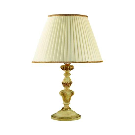 Lume In Legno Classico Giallo Crema Sbiancato Con Paralume 1 Luce Rondone | Abatjour - Lumi e Lumetti | Luce Art Shop Lume In Legno Classico Giallo Crema Sbiancato Con Paralume 1 Luce Rondone | LuceArt