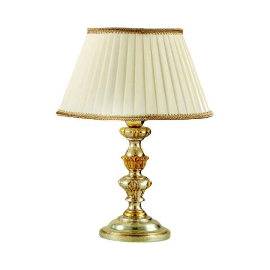 Lumetto In Legno Classico Oro Con Paralume 1 Luce Rondone | Abatjour - Lumi e Lumetti | Luce Art Shop Lumetto In Legno Classico Oro Con Paralume 1 Luce Rondone | LuceArt