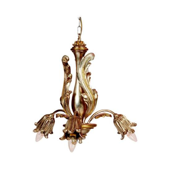 Lampadario In Legno Classico Argento Mecca 3 Luci Pappagallo | Lampadari e Sospensioni | Luce Art Shop Lampadario In Legno Classico Argento Mecca 3 Luci Pappagallo | LuceArt