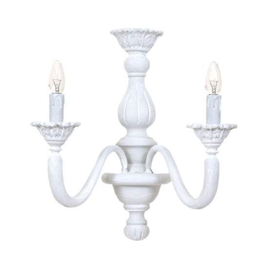 Applique In Legno Classico Grigio Sbiancato 2 Luci Falconidi | Appliques - Lampade da Parete | Luce Art Shop Applique In Legno Classico Grigio Sbiancato 2 Luci Falconidi | LuceArt
