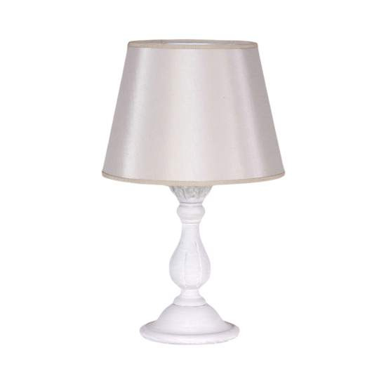 Lumetto In Legno Classico Grigio Sbiancato Con Paralume 1 Luce Falconidi | Abatjour - Lumi e Lumetti | Luce Art Shop Lumetto In Legno Classico Grigio Sbiancato Con Paralume 1 Luce Falconidi | LuceArt