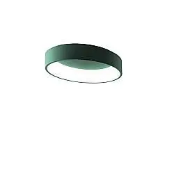 Lampada A Soffitto Contemporanea Aurora Metallo Verde Bosco Led 36W