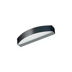 Applique Contemporanea Band Metallo Nero Led 20W