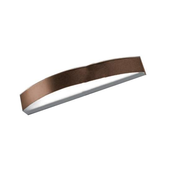 Applique Contemporanea Band Metallo Ruggine Led 28W BAND-A50-RU