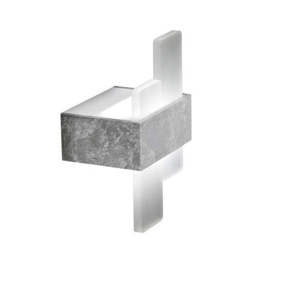 Plafoniera Moderna Bunny Metallo Foglia Argento Led 12W BUNNY-A19-SF