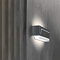 Applique Contemporanea Clap Metallo Antracite Led 12W CLAP-A20-DG