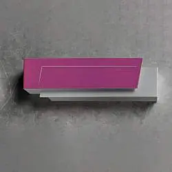 Applique Contemporanea Clap Metallo Magenta Led 24W