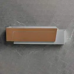 Applique Contemporanea Clap Metallo Rame Opaco Led 24W