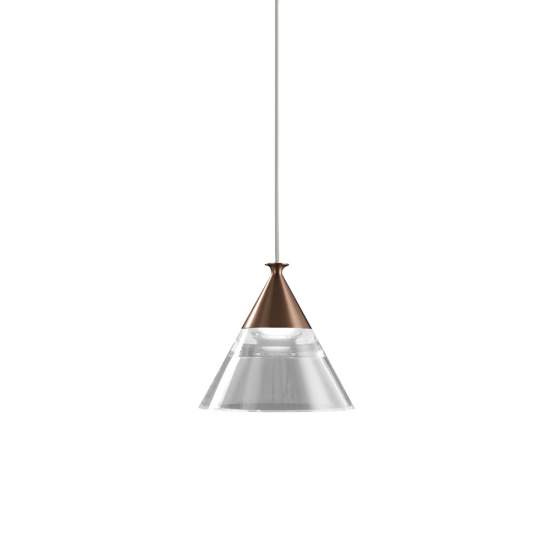 Sospensione Contemporanea Cony Metallo Oro Rosato Led 7W CONY-S1-BN