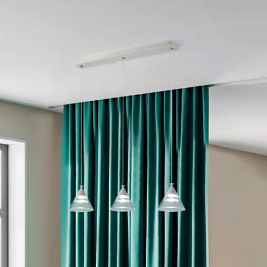 Sospensione Contemporanea Cony Metallo Bianco Led 21W CONY-S3-TR-WH