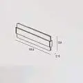 Applique Contemporanea Doup Metallo Oro Opaco Led 70W DOUP-A106-MG