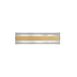Applique Contemporanea Doup Metallo Oro Opaco Led 43W