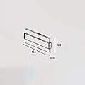 Applique Contemporanea Doup Metallo Verde Bosco Led 43W DOUP-A66-VB