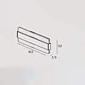 Applique Contemporanea Doup Metallo Foglia Oro Led 56W DOUP-A86-GF