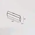 Applique Contemporanea Doup Metallo Ruggine Led 56W DOUP-A86-RU