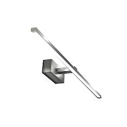 Applique Contemporanea Elegance Metallo Cromo Grigio Led 20W