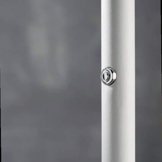 Piantana Moderna Ella Metallo Bianco Led 25W ELLA-P180-WH