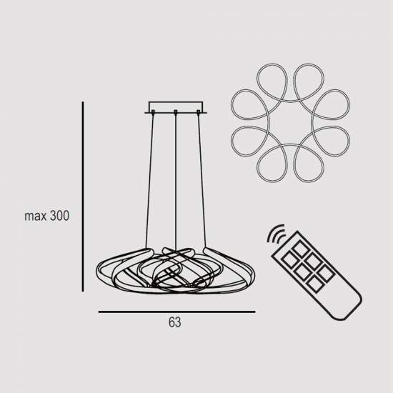 FLOWER-S63-WH
