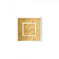 Plafoniera Contemporanea Frameplus Metallo Foglia Oro Led 48W FRAMEPLUS-Q50-GF