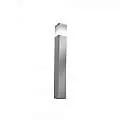 Paletto Moderno Esterno Frost Alluminio Grigio Perla 1 Luce E27 FROST-55-SG