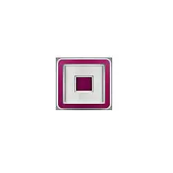 Plafoniera Contemporanea Halò Metallo Magenta Led 35W