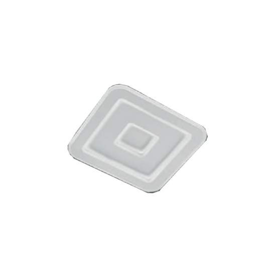 Plafoniera Contemporanea Halò Metallo Bianco Led 35W HALO-Q35-WH
