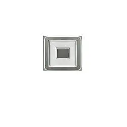 Plafoniera Contemporanea Halò Metallo Tortora Led 46W