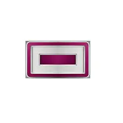 Plafoniera Contemporanea Halò Metallo Magenta Led 45W