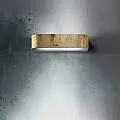 Applique Contemporanea Handles Metallo Foglia Oro Led 12W HANDLES-A22-GF