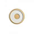 Plafoniera Contemporanea Loop Metallo Oro Opaco Led 30W LOOP-T35-MG