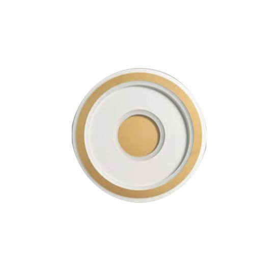 Plafoniera Contemporanea Loop Metallo Oro Opaco Led 30W LOOP-T35-MG