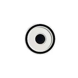 Plafoniera Contemporanea Loop Metallo Nero Led 30W