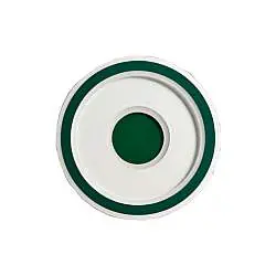 Plafoniera Contemporanea Loop Metallo Verde Bosco Led 30W